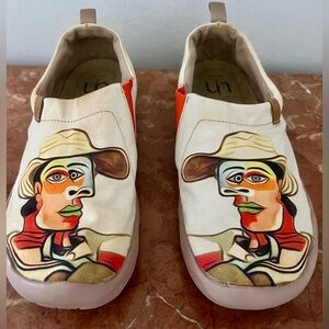 UIN Multicolor Artistic Men's sneakers, size 8.5